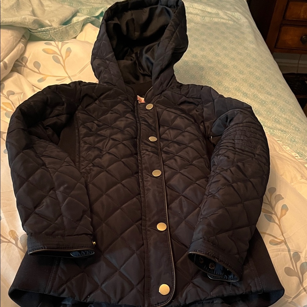 Ci Sono Kids Black Quilted Puffer Jacket